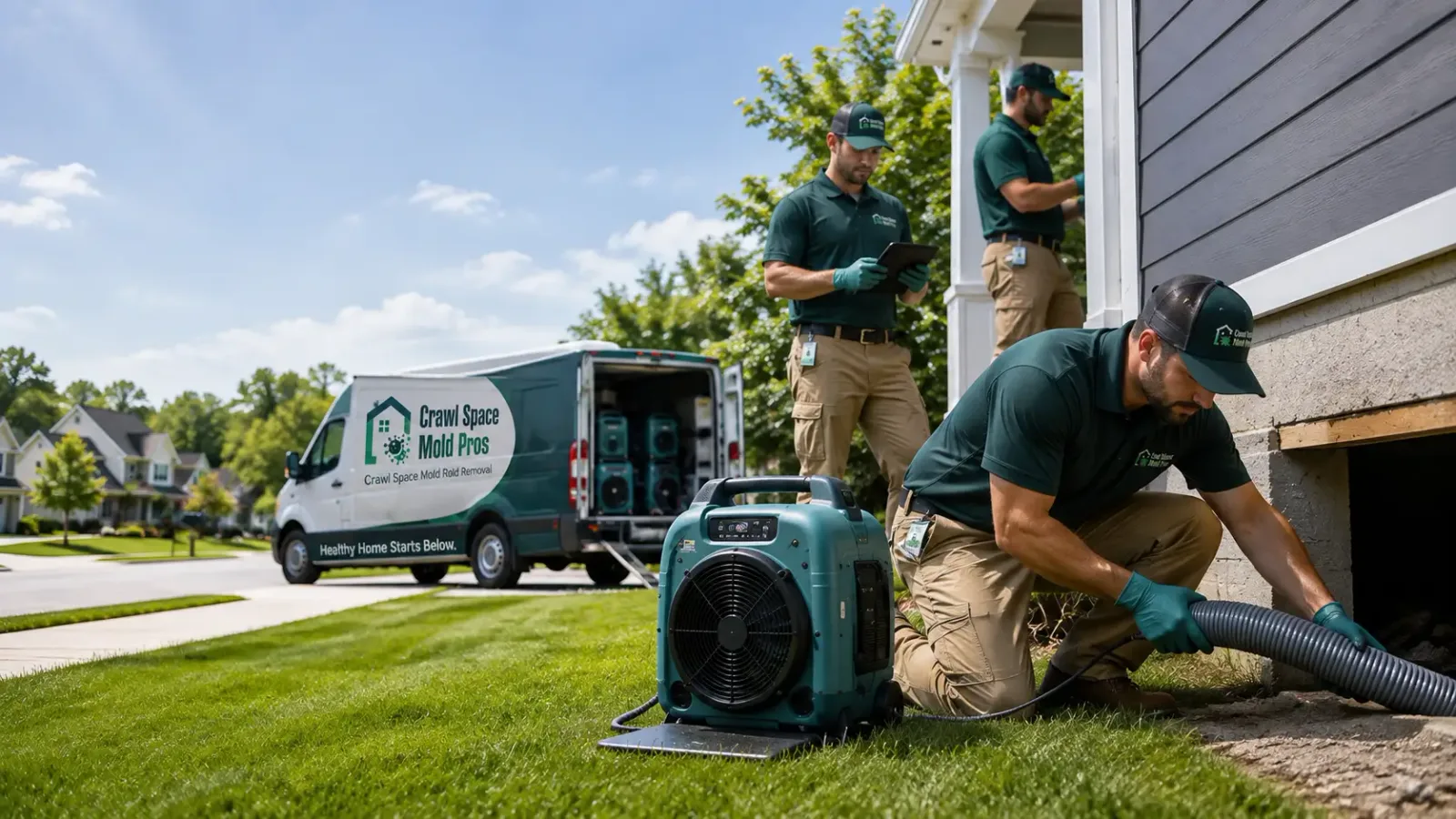 Crawl Space Mold Removal in Gillette, WY